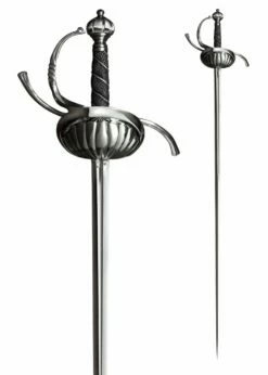 Cold Steel Rapier Mit Geriffeltem Griffkorb