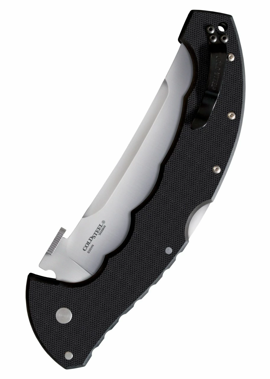 Cold Steel Taschenmesser Talwar, 5 1/2-Zoll Klinge, S35VN, Wellenschliff – Bild 2